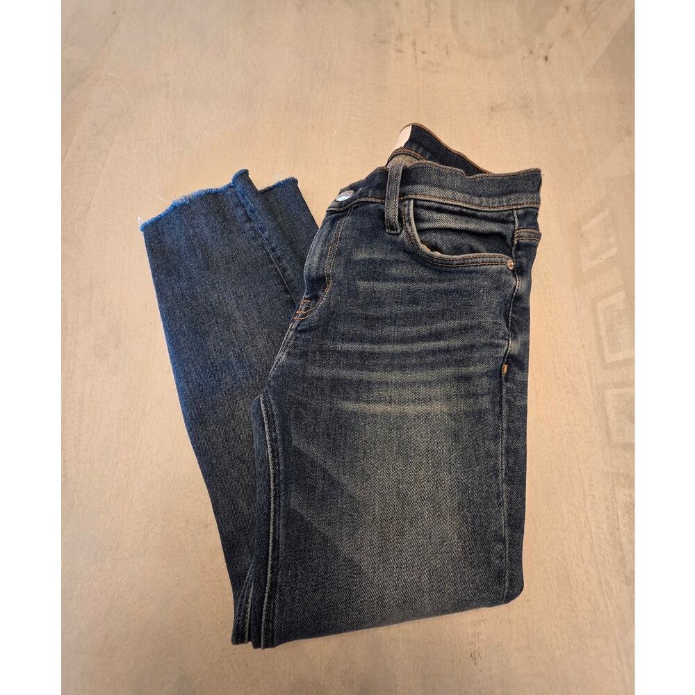 Current/Elliot Women's Denim Jeans SZ 29 Raw Hem Straight